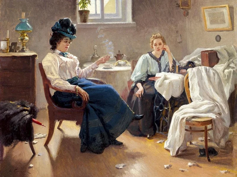 1857-Fyodor Buchholz - Amiche